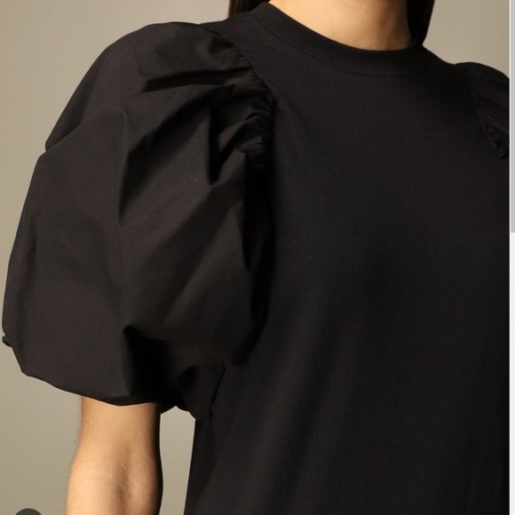 MSGM Tops - MSGM Puff Balloon Sleeve Top Made in Italy